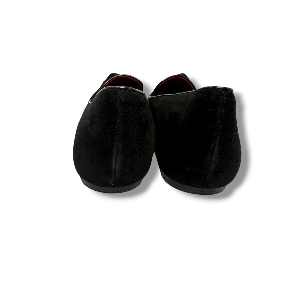 Kate Spade New York Adore Black Suede Tassel Pointed Toe Flats Size 8B - Picture 5 of 13